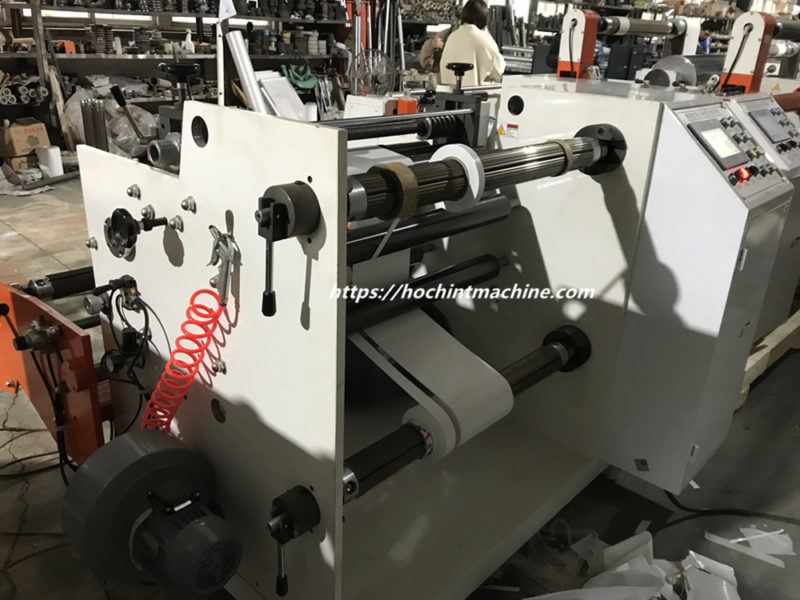 Slitting Rewinding Machine With Pneumatic Automatic Loading Device